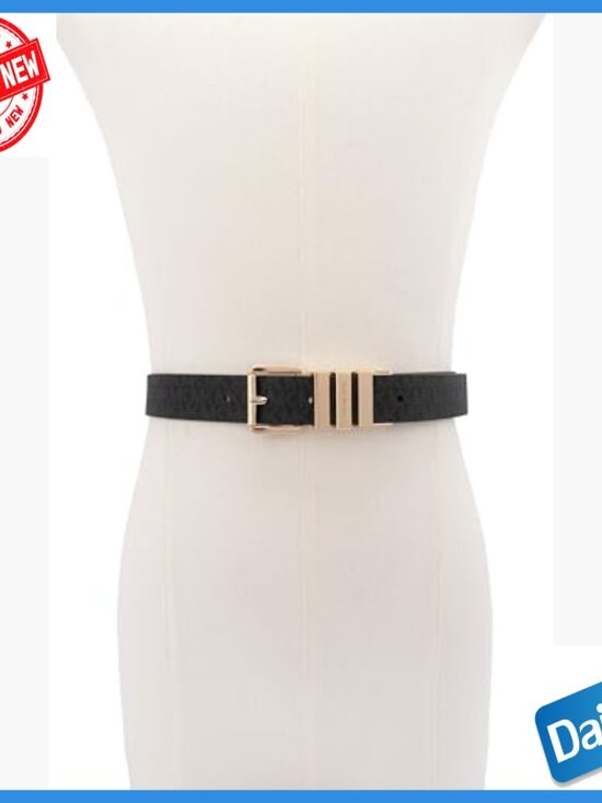Reversible Leather Belt, Adjustable Fit, Small Size, Everyday Fashion Accessory main image 5